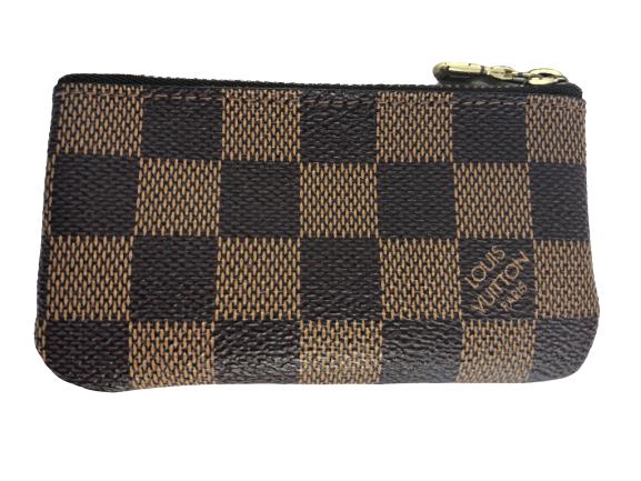 LOUIS VUITTON DAMIER EBENE COIN PURSE/KEY POUCH (1 of 10)