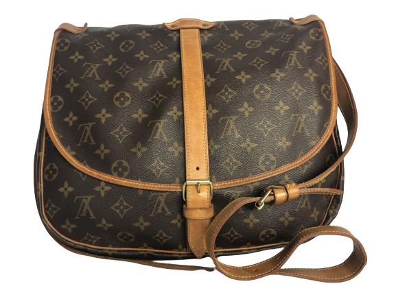 LOUIS VUITTON MONOGRAM SAUMUR 35 CROSSBODY BAG (1 of 16)