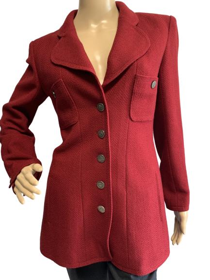 CHANEL CRANBERRY JACKET SZ 38 (1 of 6)