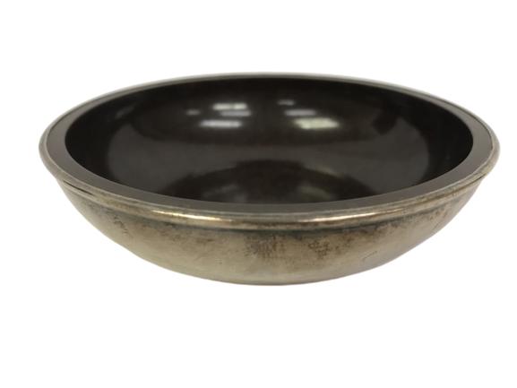 ANTINQUE STERLING PATENT OVERLAY SALT CELLAR: ANTINQUE STERLING PATENT OVERLAY SALT CELLAR -1932-33-NR -2.79 OZ. -VERY GOOD CONDITION