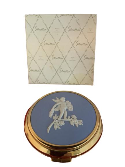 VTG STRATTON  ENGLAND COMPACT W/ BOX (1 of 4)