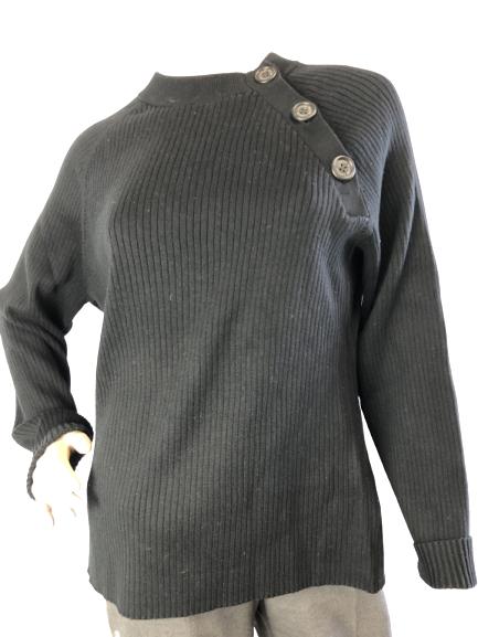 RALPH LAUREN BLACK SWEATER WOMENS SIZE 1X (1 of 4)