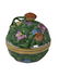 VINTAGE HEREND HUNGARY FLORAL LIDDED TRINKET BOX