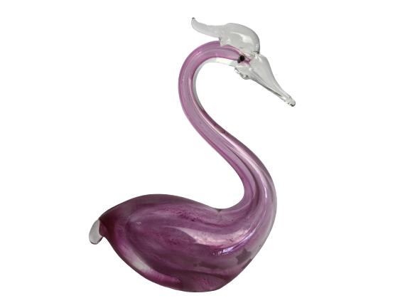 PINK TONE CRYSTAL DECORATIVE SWAN (1 of 6)