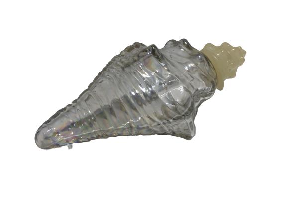 GLASS CONCH SHELL PERFUME BOTTLE (1 of 5)