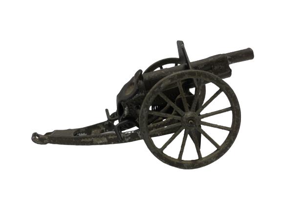 VINTAGE MINIATURE CANNON METAL TOY / MODEL (1 of 5)