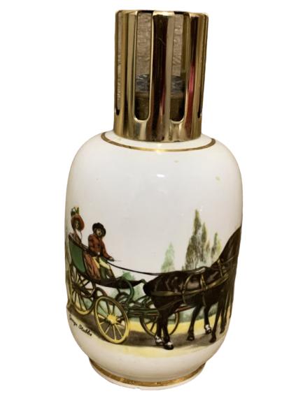 VTG BERGER PARIS GIEN BY GEORGE STUBBS OIL LAMP (1 of 5)