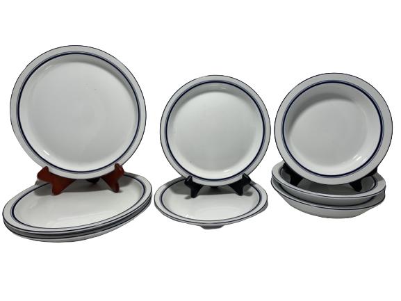 DANSK LOT OF 3 DINNERPLATES/2 SALAD PLATES/3 BOWLS (1 of 11)