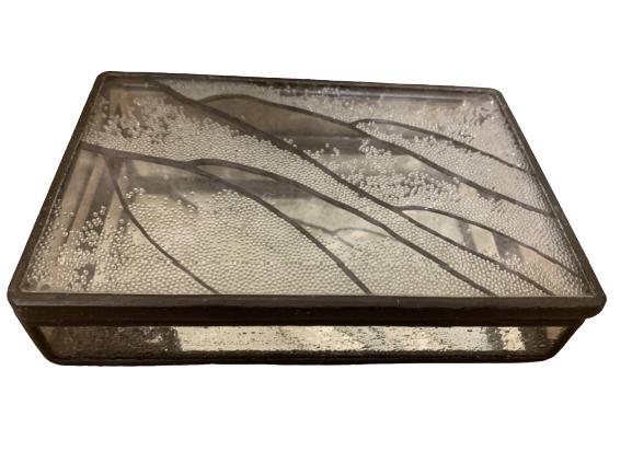 VINTAGE LEAD CRYSTAL FLOATING BEADED BOX (1 of 7)