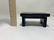 HANDMADE BLACK CERAMIC STAND 2.5" TALL - 5