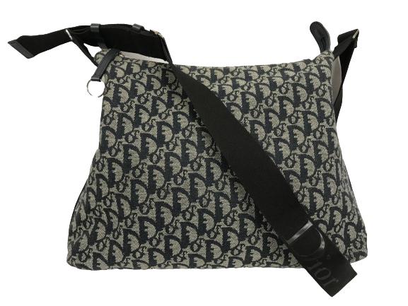 DIOR VINTAGE CROSSBODY CANVAS SHOULDER BAG (1 of 7)
