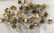 MONUMENTAL CURTIS JERE "LEAVES" WALL SCULPTURE 55" - 2