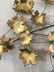 MONUMENTAL CURTIS JERE "LEAVES" WALL SCULPTURE 55" - 3