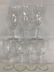 (7) CRYSTAL ETCHED WINE GLASSES - 4