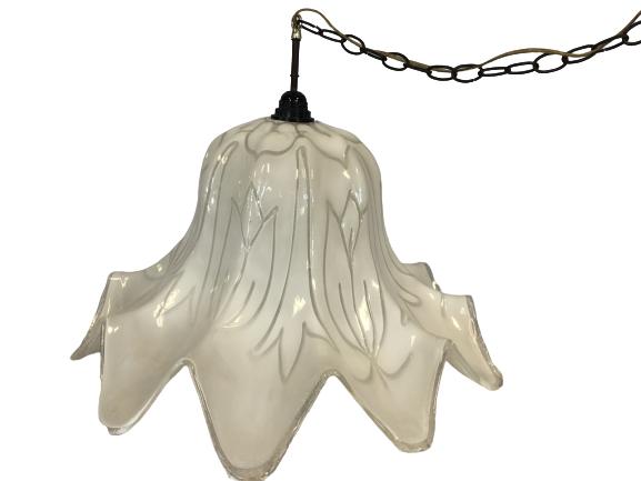 LARGE MURANO "HANDKERCHIEF" GLASS CHANDELIER 22" (1 of 11)