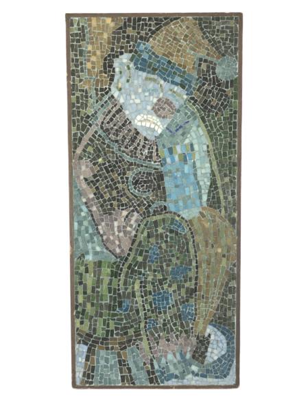 E. ACKERMAN (MANNER OF) MOSAIC TILE WALL HANGING (1 of 5)