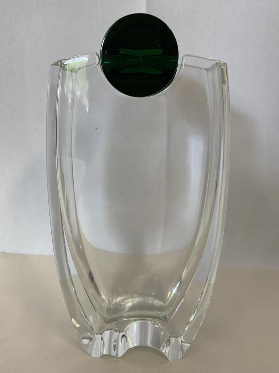 RARE BACCARAT CRYSTAL OCEANIE VASE 8"H (1 of 4)