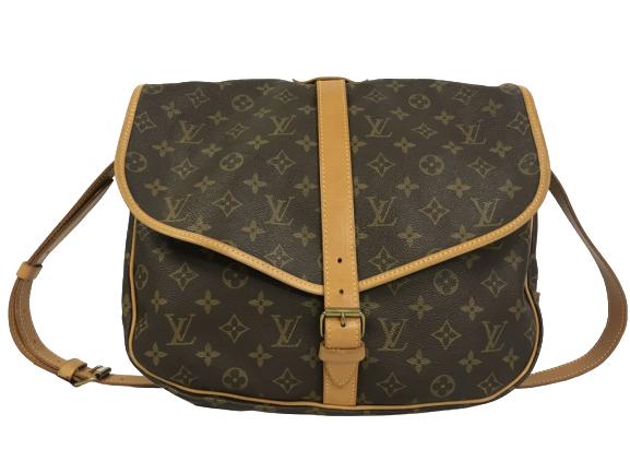 LOUIS VUITTON MONOGRAM SAUMUR 30 SHOULDER BAG (1 of 8)