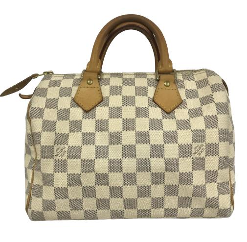 LOUIS VUITTON IVORY DAMIER SPEEDY 35 HANDBAG (1 of 5)