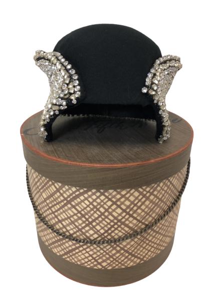 VINTAGE ROCHELLE SEQUIN CLAD HAT W/ SAKS BOX (1 of 7)