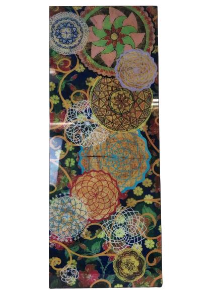 CARLA SCHWAB COLLAGE  PRINT ON GLASS 55" (1 of 5)