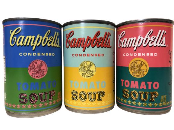 3 ANDY WARHOL LTD ED. CAMPBELLS SOUP CANS POP ART (1 of 4)