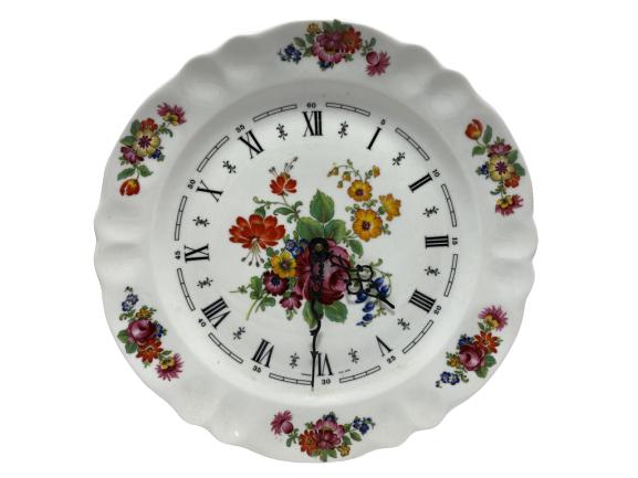 VTG LIMOGES FRANCE PORCELAIN WALL CLOCK DISH (1 of 7)