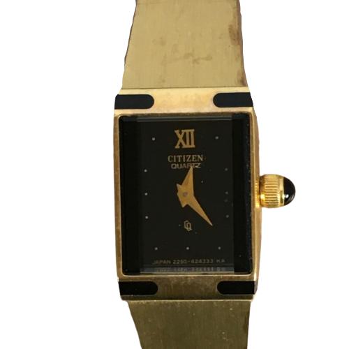 VTG CITIZEN'S GOLD LADIES QUARTZ WATCH: VTG CITIZEN'S GOLD LADIES QUARTZ WATCH - CONDITION UNKNOWN
