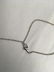 VINTAGE STERLING SILVER NECKLACE W/ AMBER PENDANT - 3