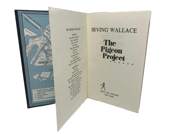 VTG IRVING WALLACE "THE PIGEON PROJECT" BOOK (1 of 3)