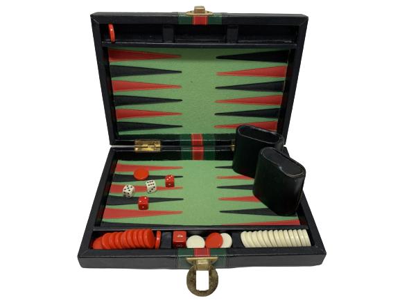 VTG CLASSIC BACKGAMMON GAME TRAVEL SET (1 of 5)