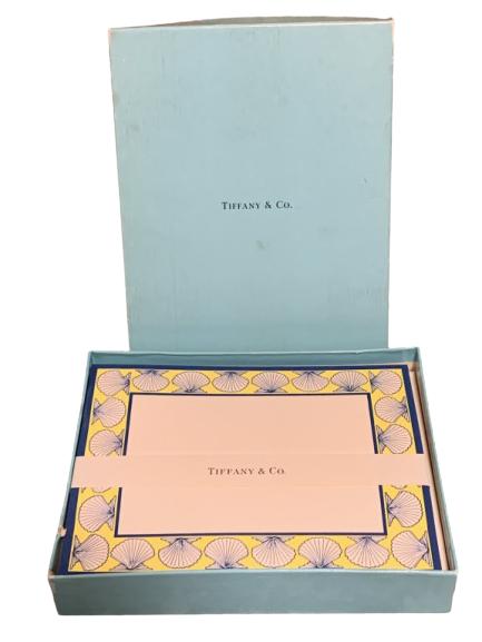 TIFFANY &CO NOTECARD SET NIB: TIFFANY &CO NOTECARD SET NIB