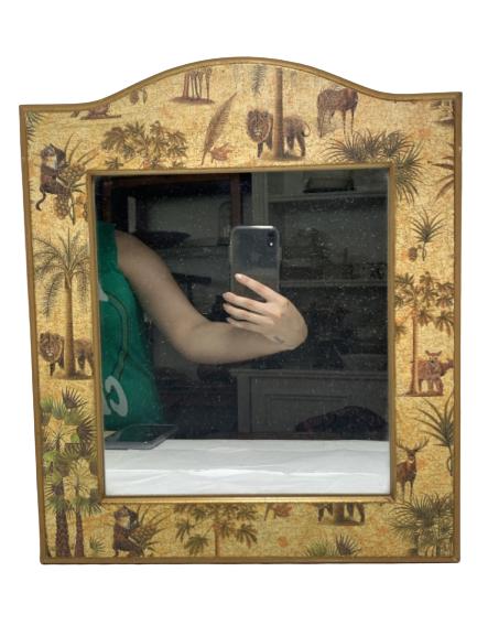 SAFARI THEMED DECORATIVE HANGING WALL MIRROR (1 of 4)