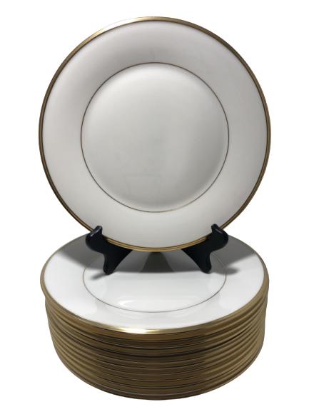 VNTG LENOX ETERNAL 10.75" DINNER PLATES SET OF 12 (1 of 3)