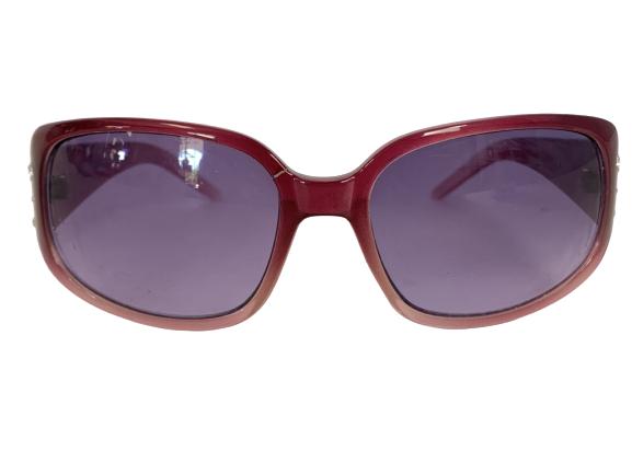 VTG STEVE MADDEN MAGENTA & RHINESTONE SUNGLASSES (1 of 9)