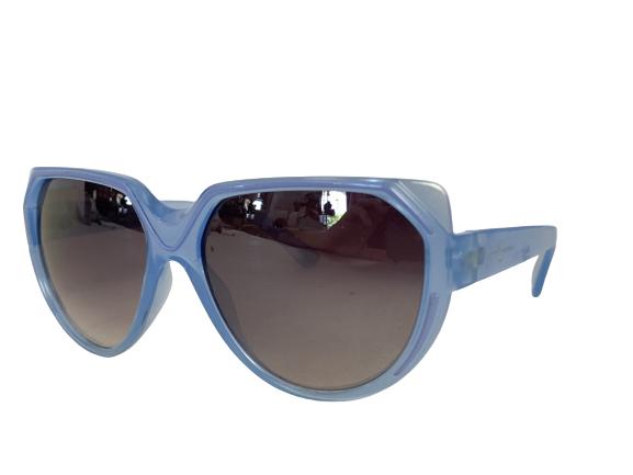 VTG JESSICA SIMPSON RETRO FRAME BLUE SUNGLASSES (1 of 9)