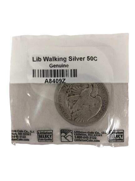 1945 LIBERTY WALKING SILVER HALF DOLLAR 12.5 G (1 of 2)