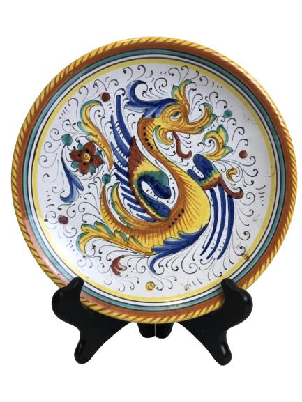 DERUTA SAMBUCO MAJOLICA CERAMIC DISH /WALL HANG 8" (1 of 3)