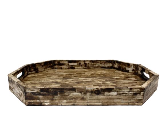 LARGE MODERN TESSELLATED SERVING TRAY 28" (1 of 9)