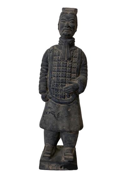 CHINESE TERRACOTTA WARRIOR SOLDIER STATUE 9.5" (1 of 6)