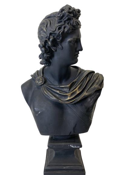 LARGE APOLLO GREEK GOD BUST 24" (1 of 7)
