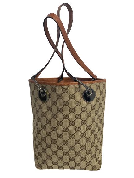 VTG GUCCI GG LOGO SMALL TOTEBAG (1 of 7)