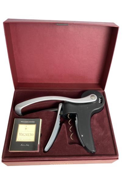 VINTAGE GHIDINI LEVATAPPI ITALIAN WINE OPENER 9": VINTAGE GHIDINI LEVATAPPI ITALIAN WINE OPENER 9" - MADE IN ITALY- GIFT BOXED WITH INSTRUCTIONS FOR USE