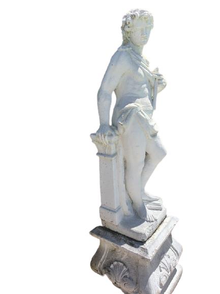 LARGE MALE OUTDOOR  ROMAN STATUE 68"H (1 of 5)