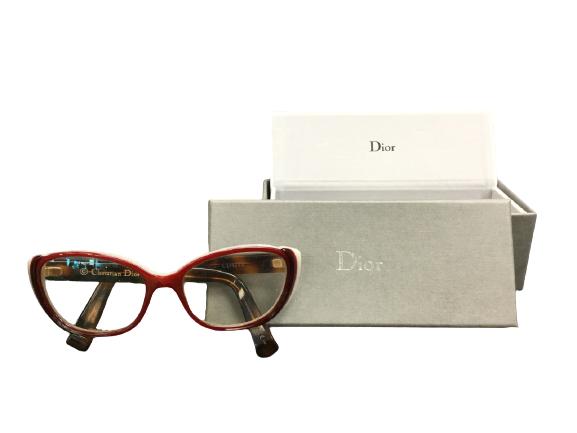 CHRISTIAN DIOR STYLISH DIOR RED & LEOPARD FRAMES (1 of 8)