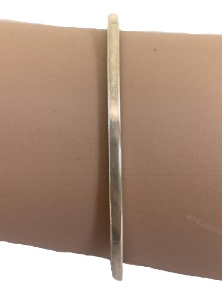 VTG ELEGANT STERLING SILVER BANGLE CUFF BRACELET (1 of 6)
