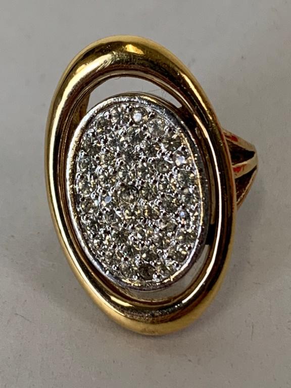 VINTAGE SIGNED PANETTA COCKTAIL RING SIZE 6 (1 of 7)