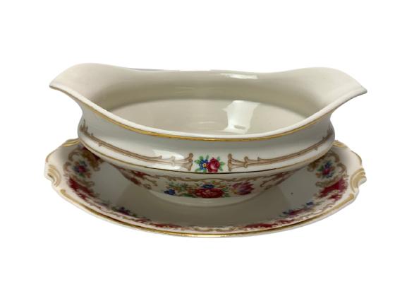 OLD IVORY CHINA SERVING DISH 9" (1 of 6)