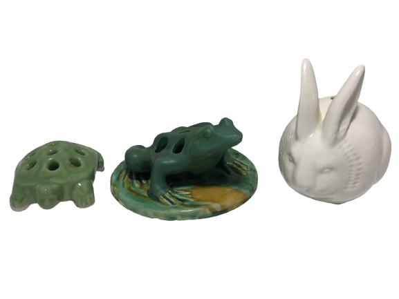 VTG ANIMAL THEME CERAMIC PIECES MIXED LOT SET OF 3 (1 of 2)