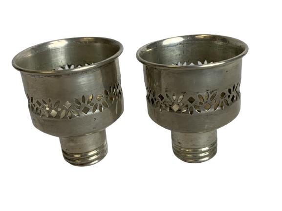VTG GORHAM STERLING SILVER CANDLE HOLDER INSERTS (1 of 6)